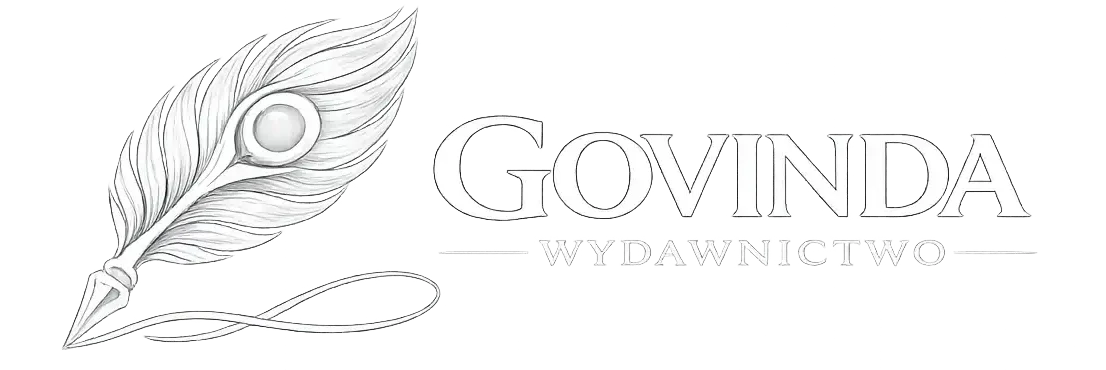 Logo wydawnictwa Govinda biale
