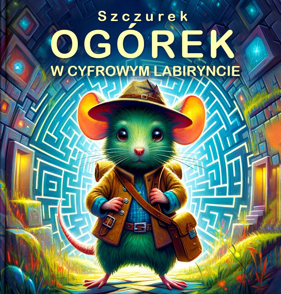 Szczurek Ogórek w Cyfrowym Labiryncie e-book + Kolorowanki do druku!