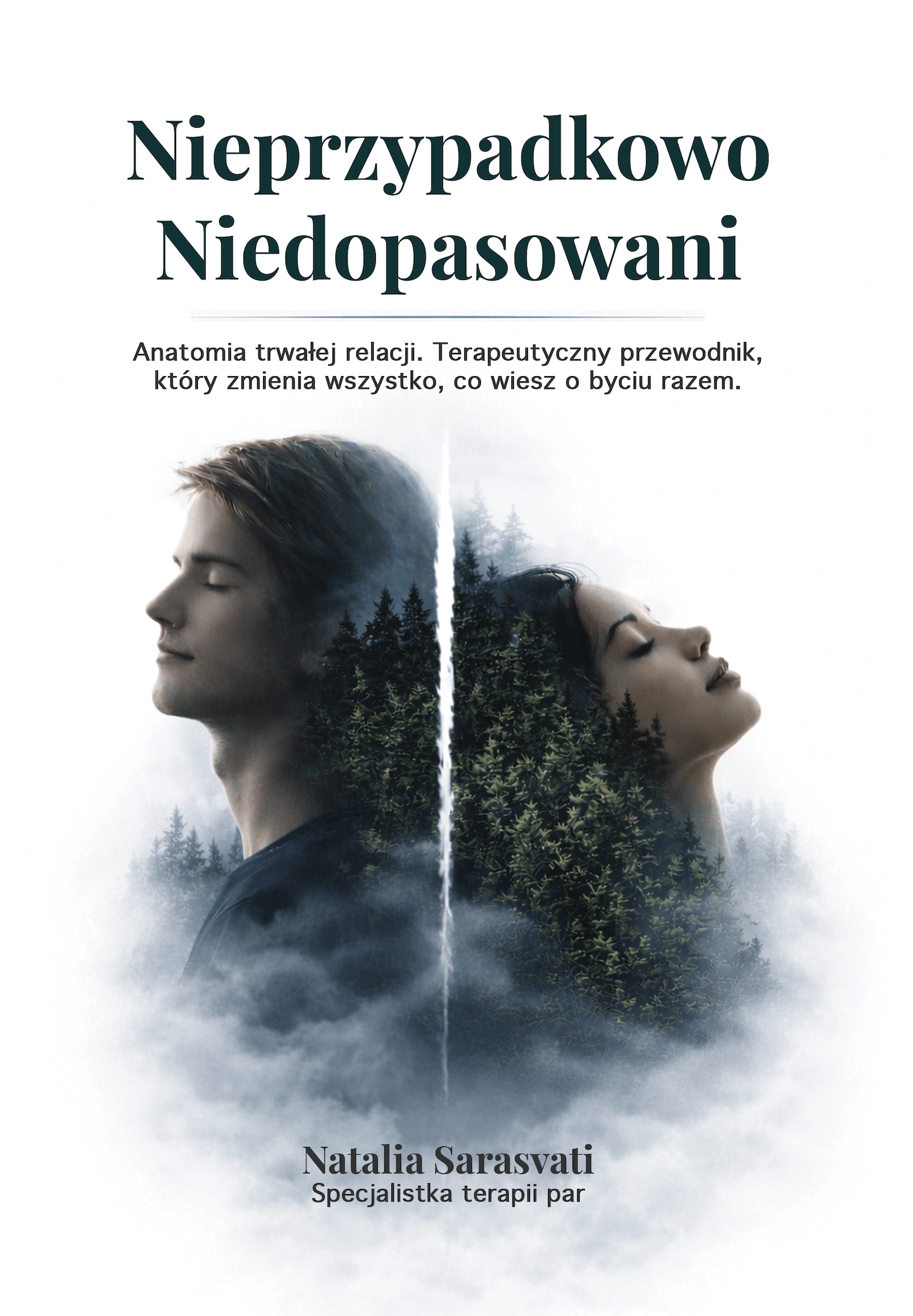 Okładka książki Nieprzypadkowo niedopasowani — poradnik psychologiczny o relacjach Natalii Sarasvati