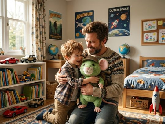 tata z synem i szczurek ogorek